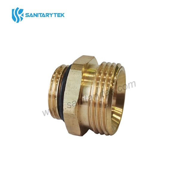 Straight fitting 1/2” x 3/4” Eurocone for insert valves