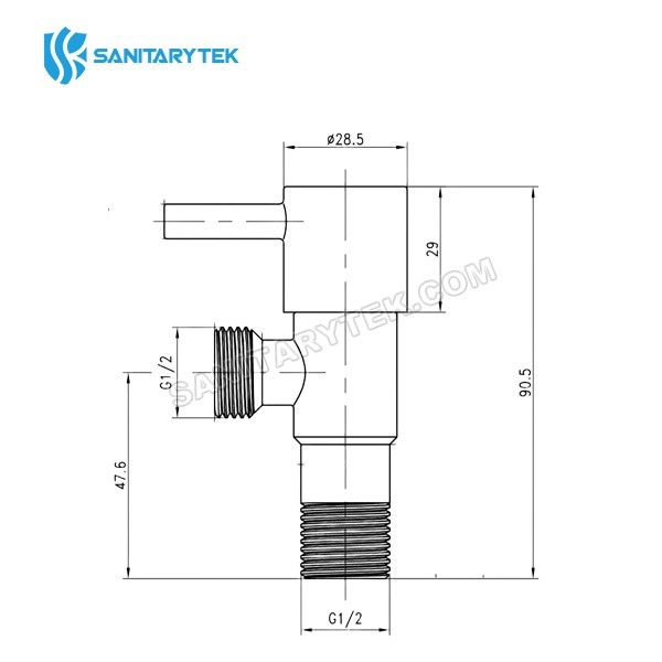 SUS304 Angle valve stainless steel - Image 5
