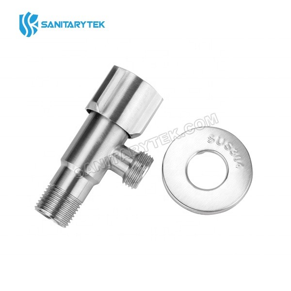 SUS304 Stainless Steel Angle Valve with ceramic spindle - Image 2