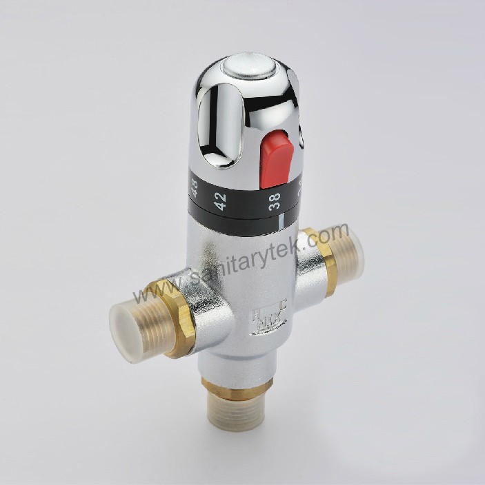 Thermostatic water mixer valve