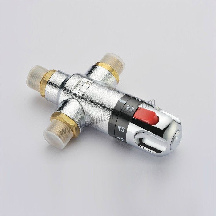 Thermostatic water mixer valve