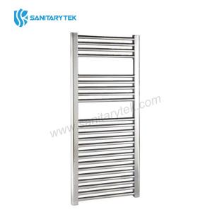 Towel radiator for bathroom straight chrome