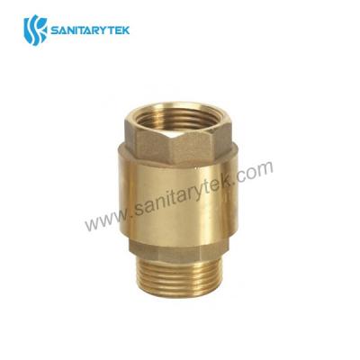 Universal brass check valve M/F thread