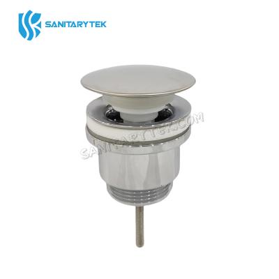 Universal push open basin waste - plastic