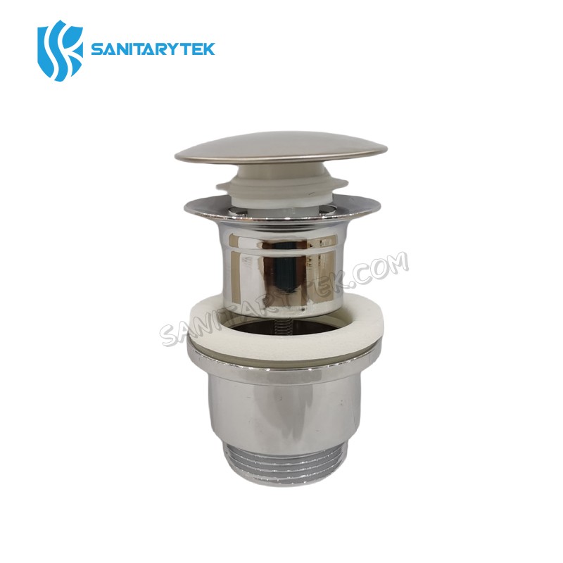 Universal push open basin waste - plastic - Image 2