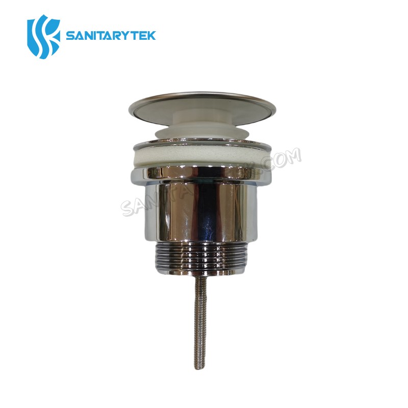 Universal push open basin waste - plastic