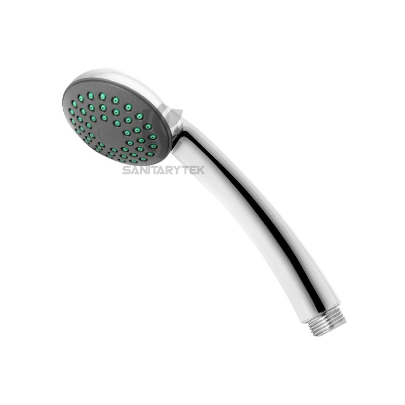 Wall-mounted shower mixer with shower set, chrome - Image 3