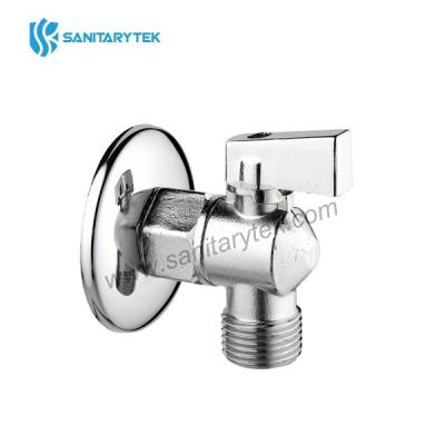 Washing machine angle ball valve