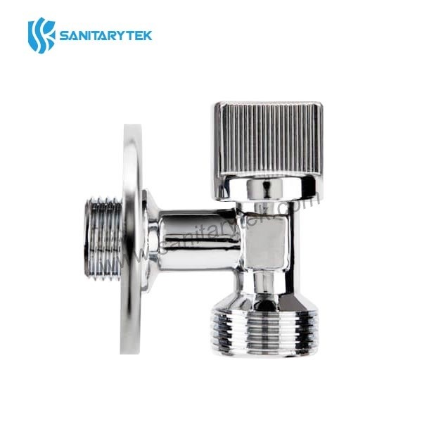 Washing machine angle ball valve