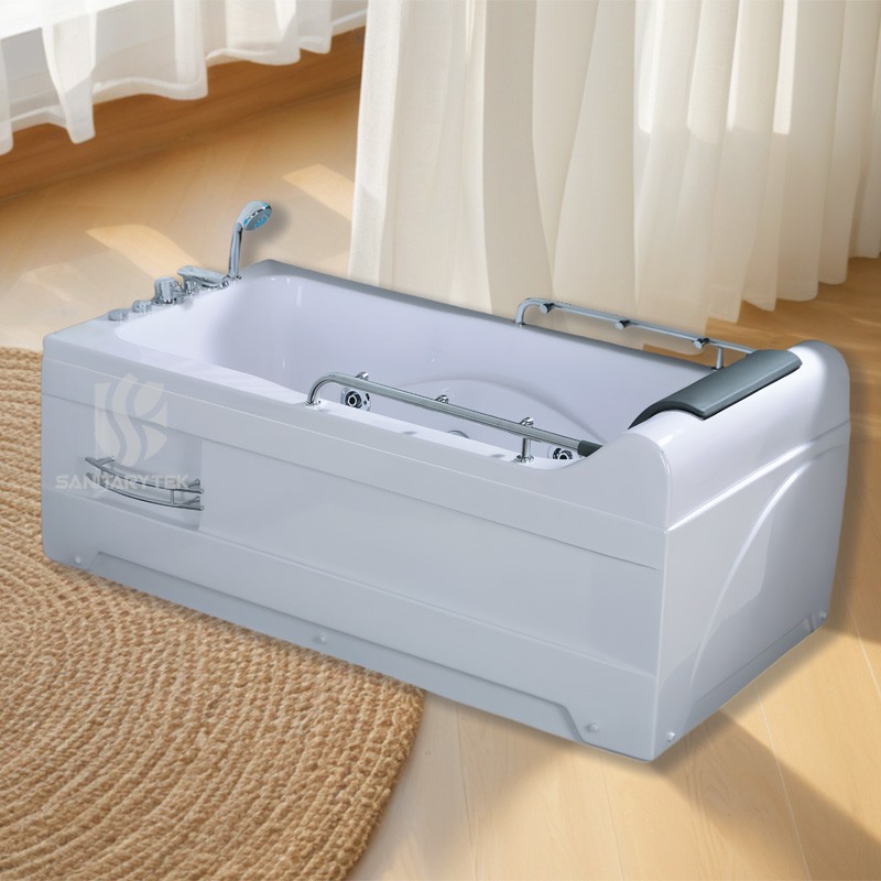 Rectangular whirlpool massage bathtub - Image 2