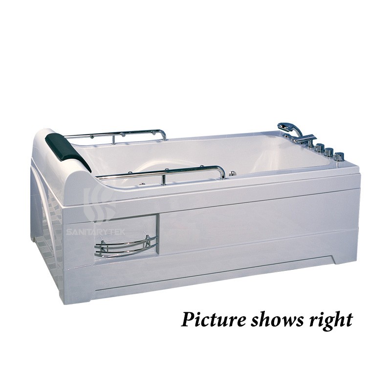 Rectangular whirlpool massage bathtub - Image 3