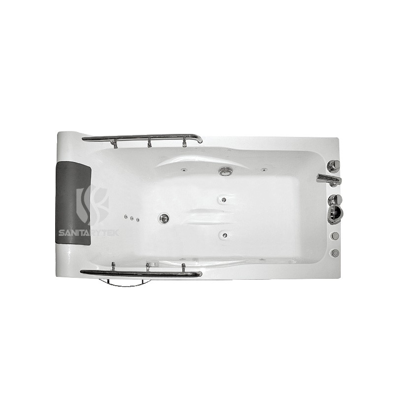Rectangular whirlpool massage bathtub - Image 4