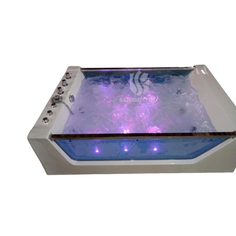 Whirlpool massage acrylic jaccuzi bathtub