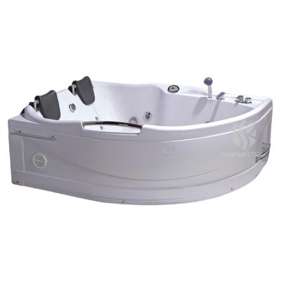 Whirlpool massage hydrotherapy corner bathtub hot tub 2 two person