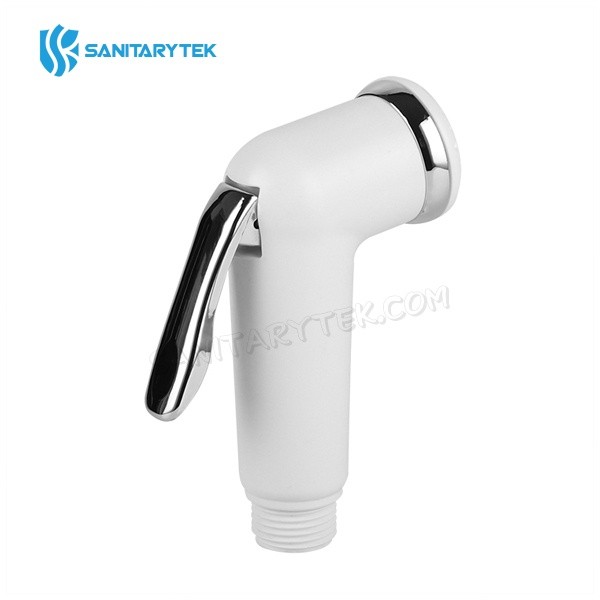 White/chromed ABS shut-off shower